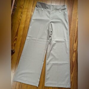 Ann Taylor Wide Leg High-Waist Trousers 12